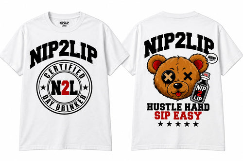 Certified Day Drinker - White, front and back