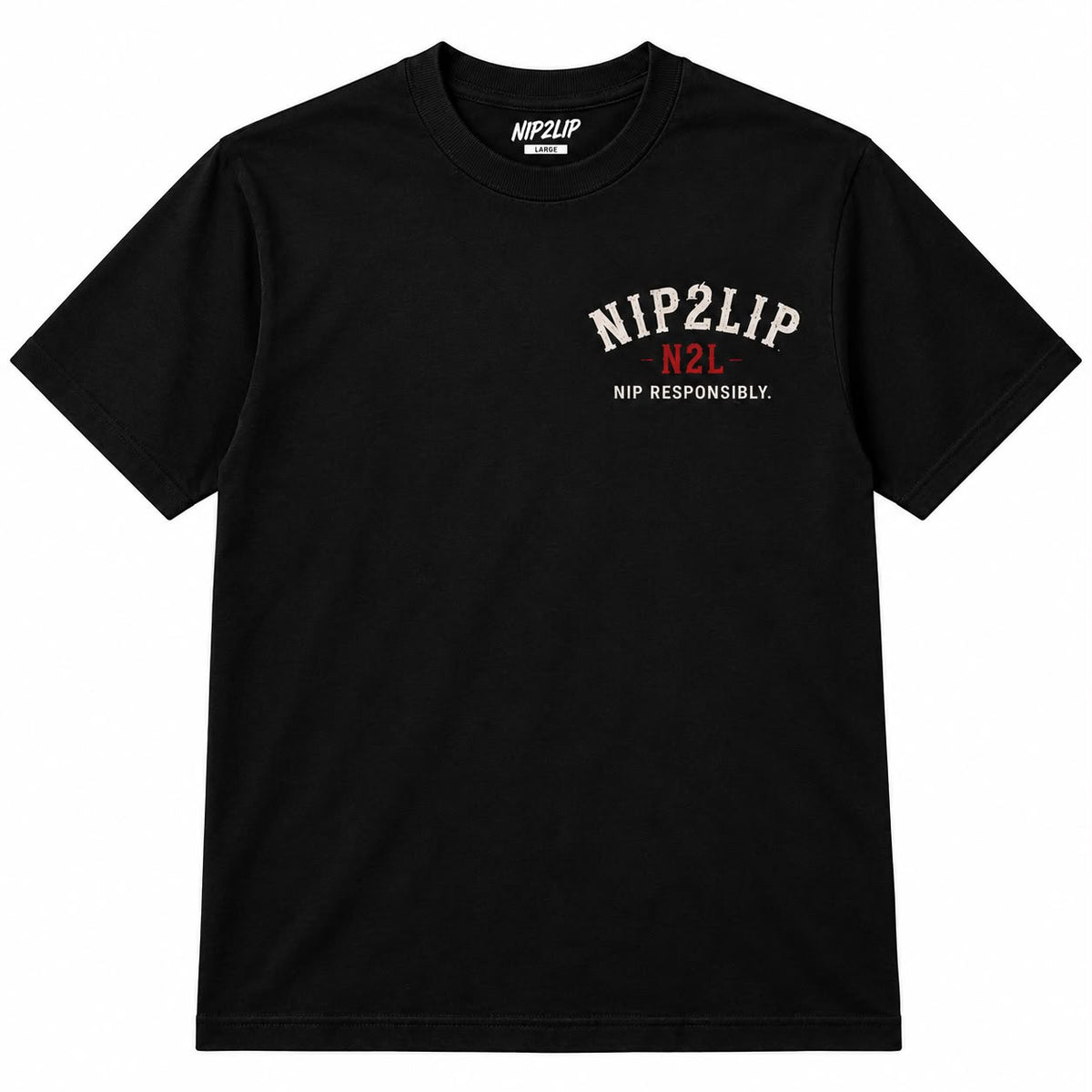 Nip Responsibly - Vintage Tee - Black