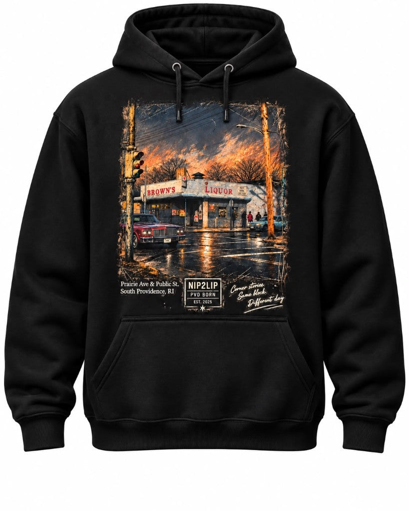 Brown's Liquor Hoodie - Black