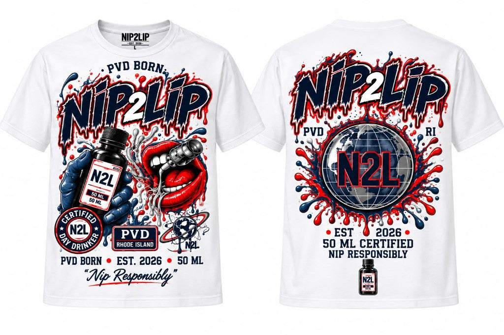 Nip2Lip — New England Colorway Tee — White