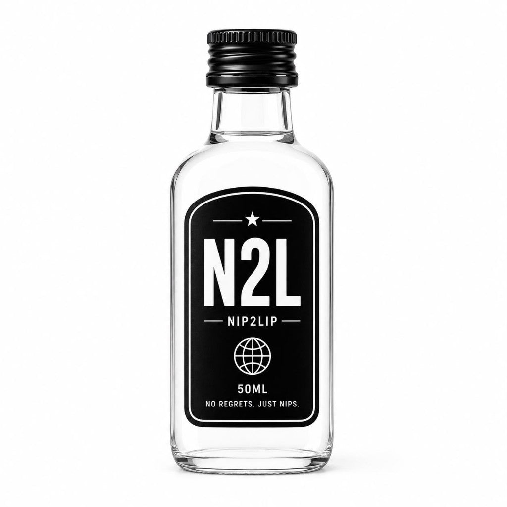 N2L 50mL bottle mark — No regrets. Just nips.